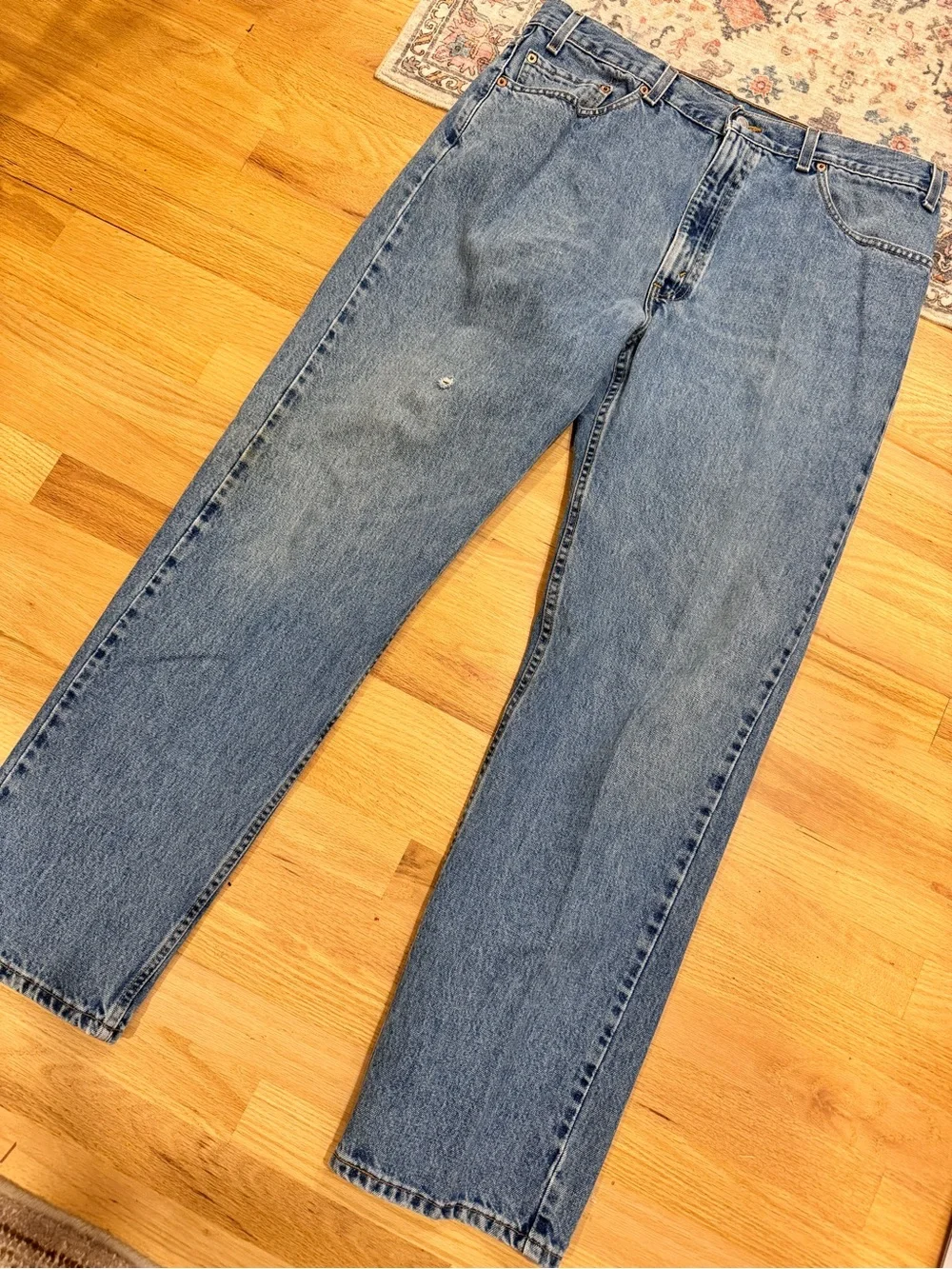 VTG Levi's Light Blue Straight-Leg Jeans W38 / L32